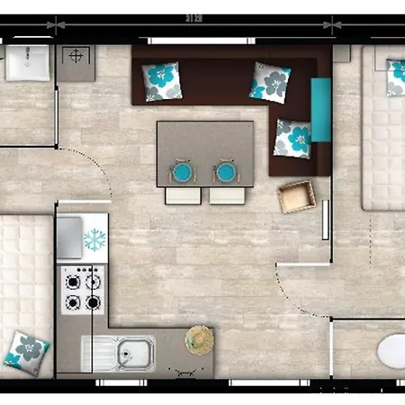 Mobil Confortable Avec Terrasse à - Api-1-52-887 Saint-Hilaire-de-Riez